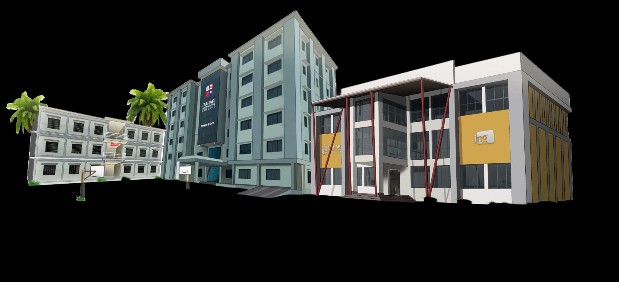 Itahari International College ING Block Building